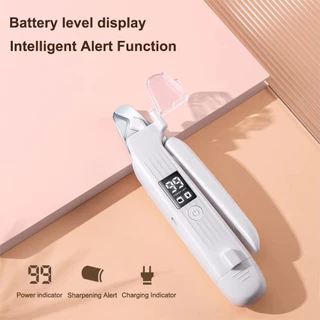 2 in 1 ที่กันจอนเล็บสัตว์เลี้ยงไฟฟ้าพร้อมไฟ LED สัตว์เลี้ยงเครื่องบดเล็บสุนัขที่กันจอนและเครื่องบดสําหรับสุนัขขนาดใหญ่ขนาดกลางขนาดเล็ก/แมว