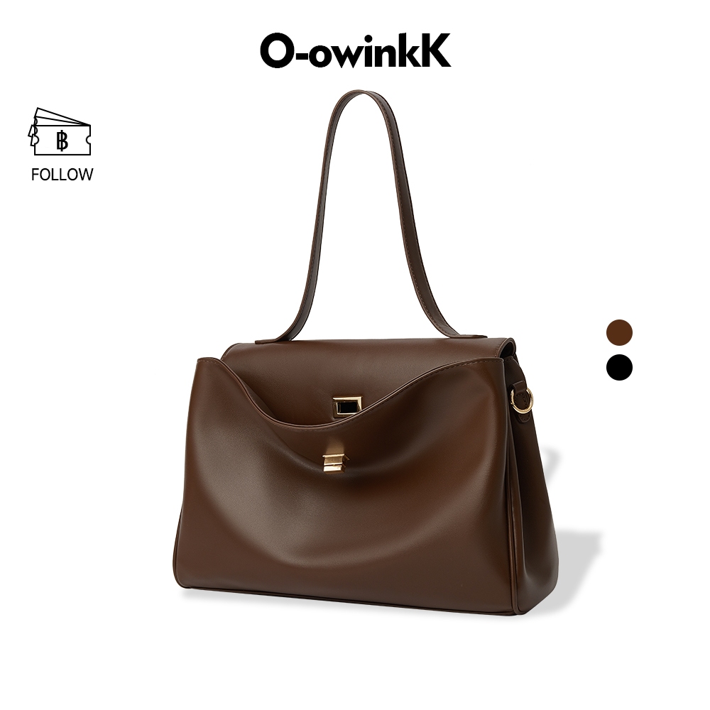 OWINKK crossbody bag กระเป๋าสะพายไหล่ ความจุขนาดใหญ่ การเดินทางประจำวัน สายปรับไ