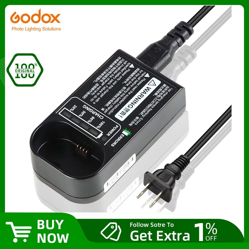 Godox C20 DC Charger สําหรับ Godox V350C V350N V350S V350F V350O แฟลช Speedlite