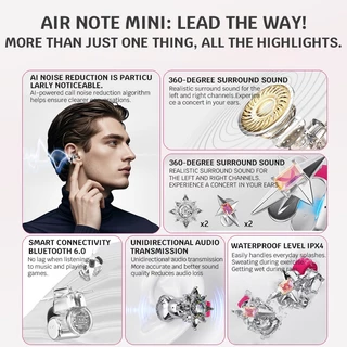 【ERDU】Hi-res LDAC หูฟังบลูทูธ clip on หูฟังไร้สาย Open Ear Headphone[ประกันศูนย์ไทย]