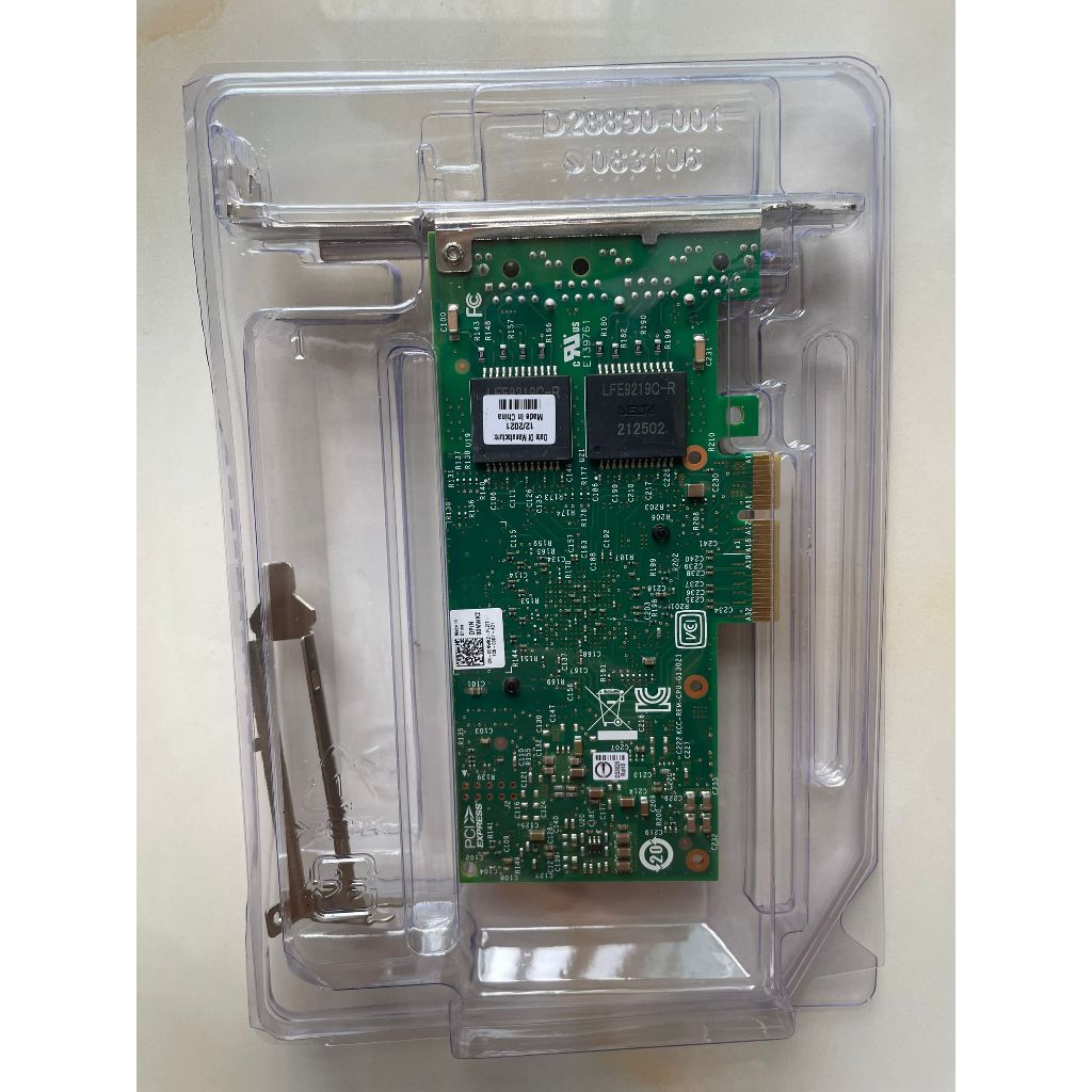 [สต๊อกพร้อม] Intel I350T4V2 รุ่น DELL ใหม่ Intel I350AM4 ชิปสี่พอร์ต 1G การ์ดเครือข่ายเครื่องควบคุมอ