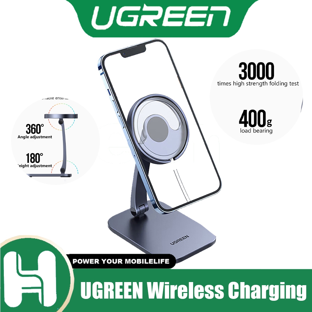 UGREEN แท่นชาร์จไร้สายแบบตั้งโต๊ะ