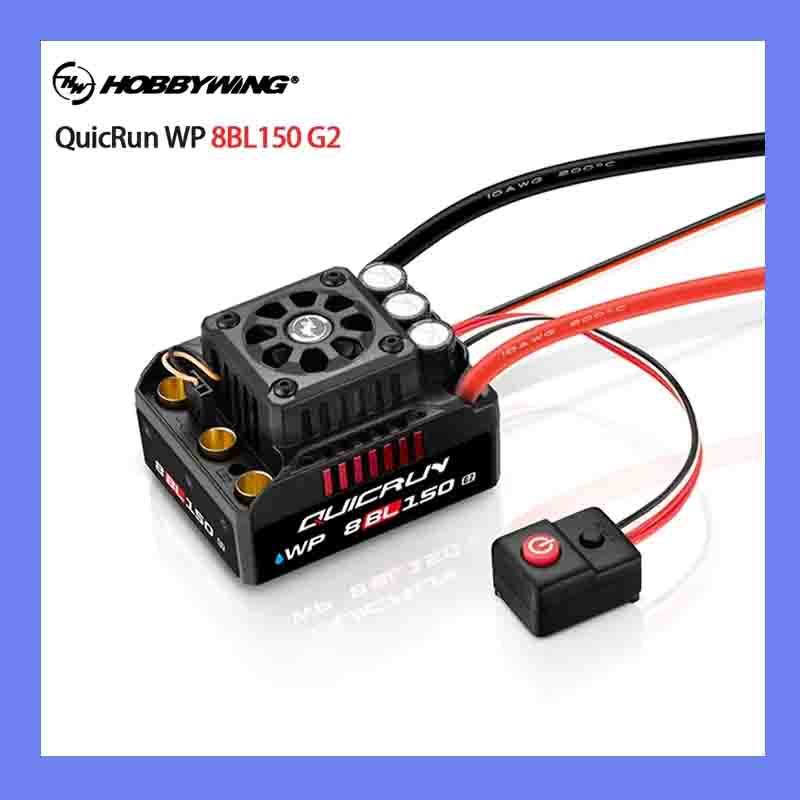 HOBBYWING QuicRun WP 8BL150G2 3-6S 150A Brushless ESC / 10BL120 G2 ESC สําหรับ 1/8 RC รุ่นรถ LCD LED