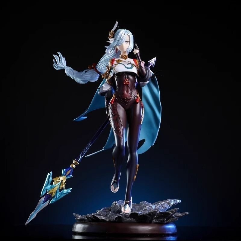 30 ซม.Genshin Impact Shenhe Action Figure PVC ของเล่น Status ตกแต่งเดสก์ท็อปเครื่องประดับแฟนของสะสม 