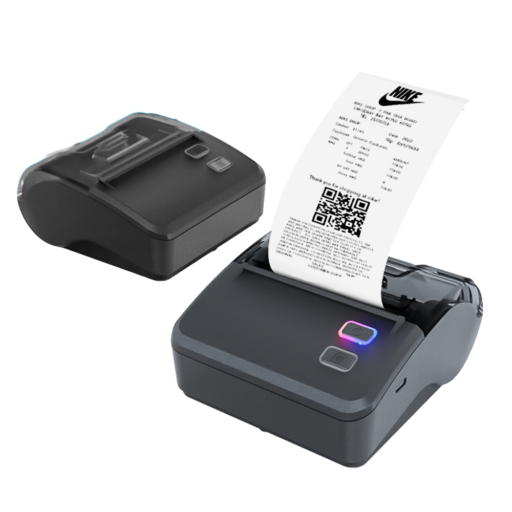เครื่องพิมพ์ความร้อน 80 มม. แบบพกพาไร้สาย WiFi/บลูทูธใบเสร็จรับเงินการพิมพ์ Loyverse Android iOS