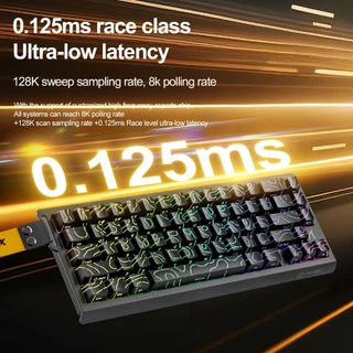 ATTACK SHARK X68 HE Rapid Trigger Keyboard สวิตช์แม่เหล็ก 60% แบบมีสาย 8KHz คีย์บอร์ดแม่เหล็ก