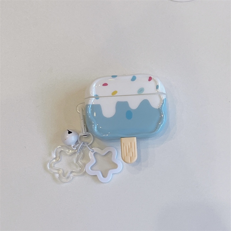 Imd Waves จี้การ์ตูน Star Airpods สําหรับ Airpods 2/1/4/3/Pro/Pro2/ รุ่นชุดหูฟังบลูทูธไร้สาย Drop resistance เคสป้องกัน