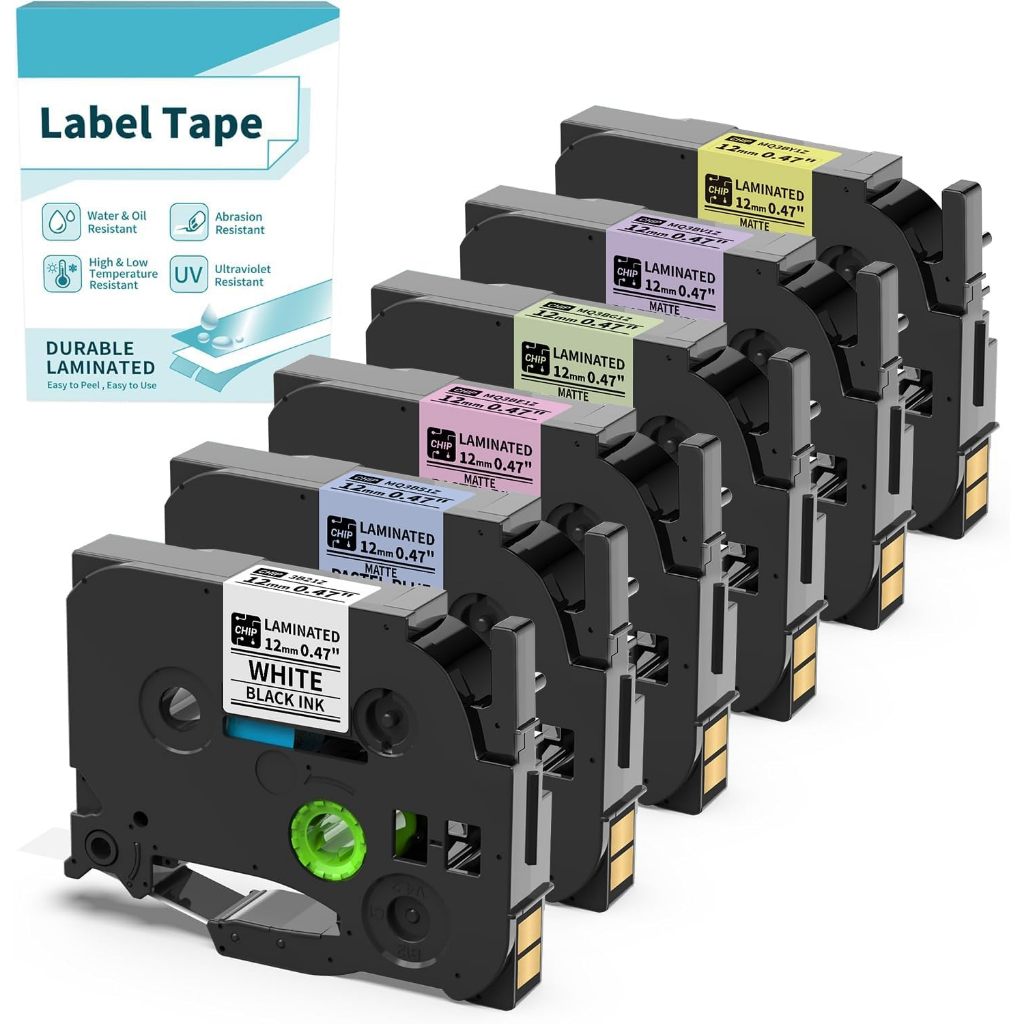 ป้ายสี Maker เทปสําหรับ D210S H1100 D480BT P780BT E1000 P3200 เครื่องพิมพ์