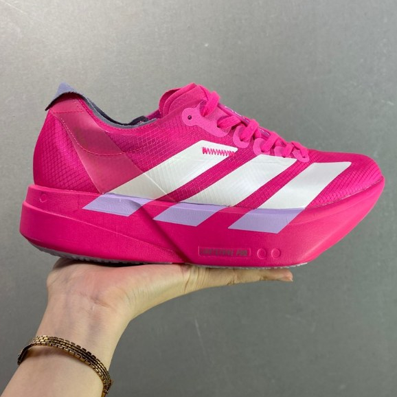 Adizero Adios Pro 4 รองเท้าวิ่งผู้ชายและผู้หญิงแผ่นคาร์บอน Adizero EVO SL กีฬารองเท้า JR1269