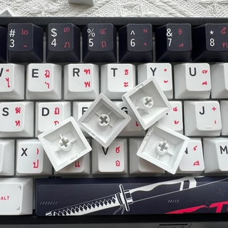 Thai Yukiaim Keycaps PBT dye-sub mechanical keyboard caps โปรไฟล์เชอร์รี่