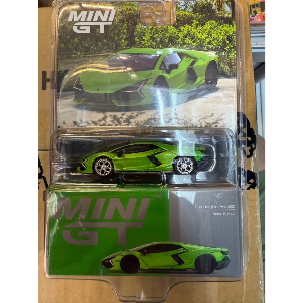 Mini GT CHASE MGT00789 789 1/64 Lamborghini Revuelto Verde Selvans LHD Diecast Scale รถ