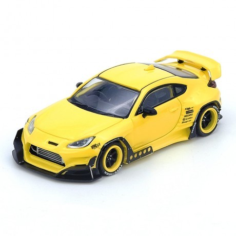 Inno64 IN64-GR86P-YELLOW 1/64 TOYOTA GR86 PANDEM สีเหลือง Diecast Scale รถโมเดล