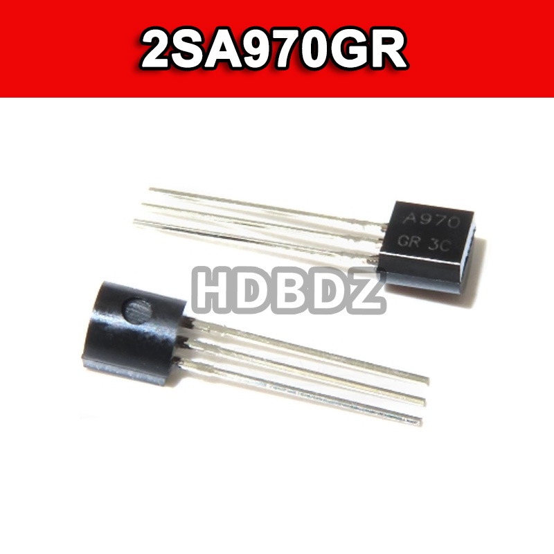 50~100PCS 2SA970GR TO-92 A970  PNP สัญญาณเสียง Amplification Triode IC