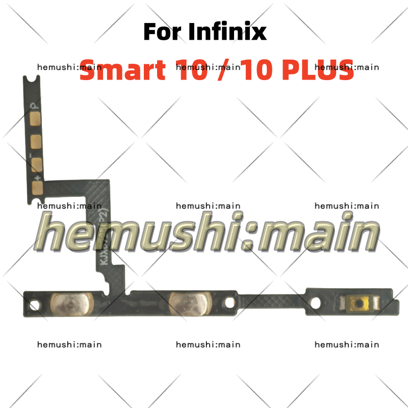 สวิทช์เปิดปิดปุ่มปิดเสียงริบบิ้น Flex สําหรับ Infinix Smart 10 PLUS X6725 X6725B อะไหล่