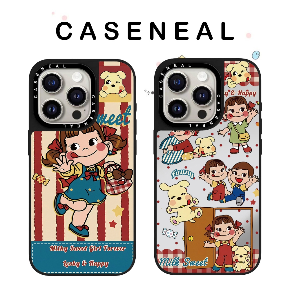CASENEAL สาวนมน่ารักคุณภาพสูงกระจกเคสโทรศัพท์เหมาะสําหรับiPhone 17ProMax 17pro 17 air 16promax 16 15promax 15 14promax 13 13Promaxแฟชั่นAnti Drop Hard Case ราคา ถูกที่สุด ดีลบีเคเค