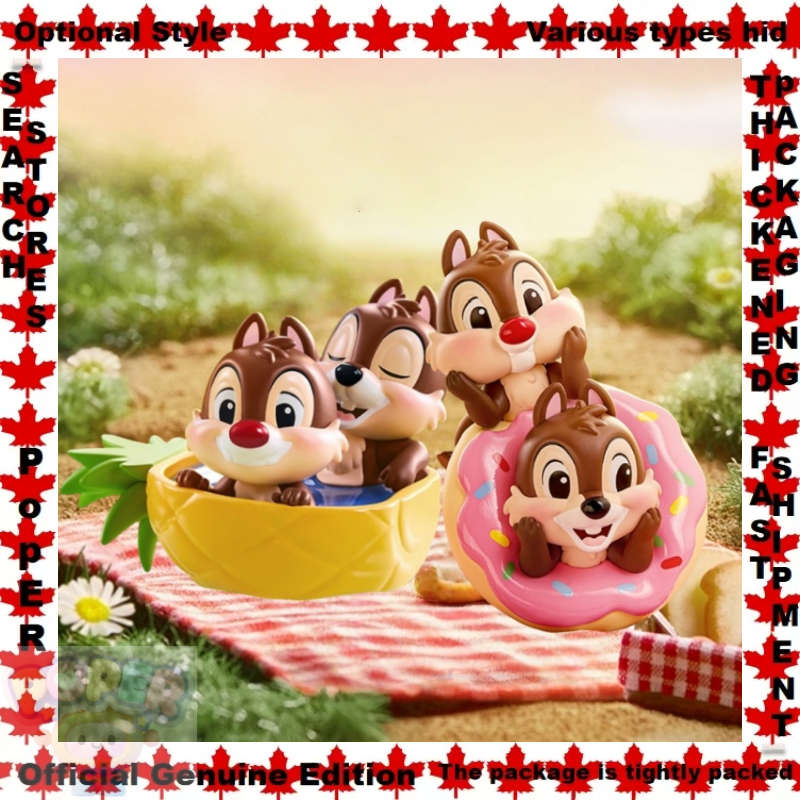 Optional Styles Get up Early Chip And Dale Popmart Loving Brothers Series Doll Garage Kit Blind Box 