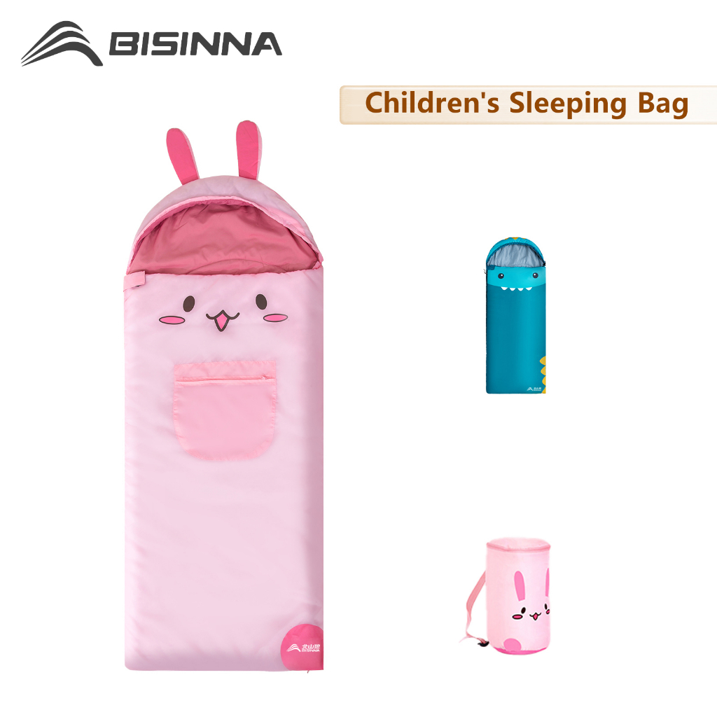 BISINNA เด็กการ์ตูนผ้าห่ม Camping ถุงนอนสําหรับเด็กของขวัญวันเกิดหนา 1PC ผ้าคลุมเตียงบนเตียงสัตว์ Sleep