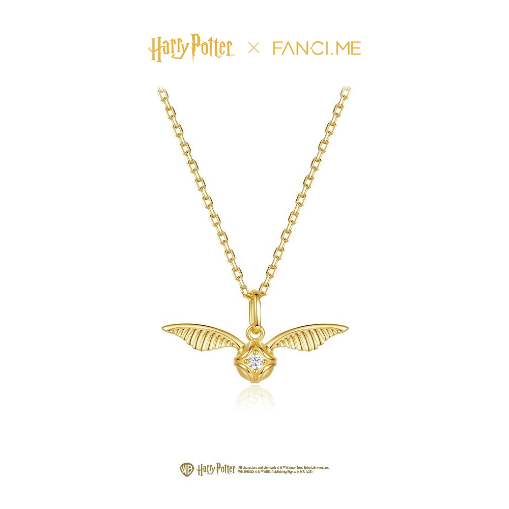 FANCIME x Harry Potter สร้อยคอเงินสเตอร์ลิง Golden Snitch