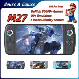 ใหม่ M27 คอนโซลเกมมือถือหน้าจอขนาดใหญ่อาร์เคดแบบพกพา HD Nost…