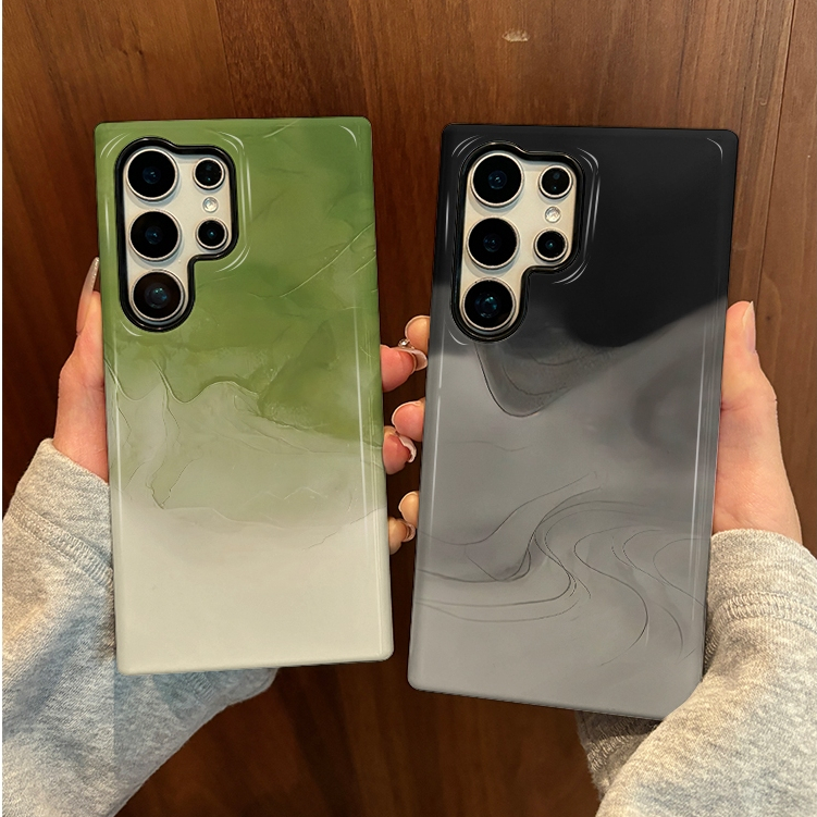 เคสป้องกันสองในหนึ่งเดียวสไตล์หมึกล้างระดับไฮเอนด์เหมาะสําหรับ Samsung su22u s23 plus s23FE s24 s25 plus A55 A56 A36 เคสโทรศัพท์มือถือสองในหนึ่งเดียว