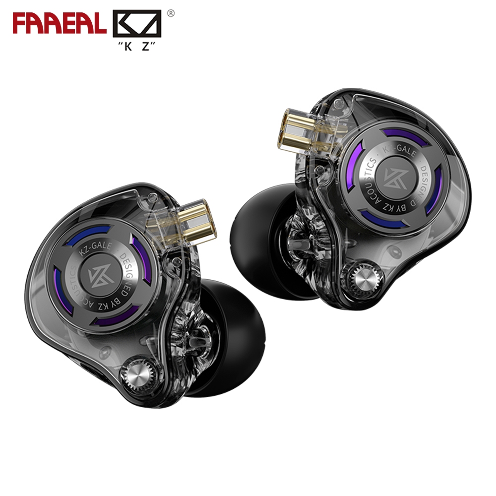 FAAEAL KZ Gale หูฟังแบบมีสาย Hi-Fi ไดรเวอร์ lEM In-ear Monitor Ultra-responsive Bass Rich Sound รายล