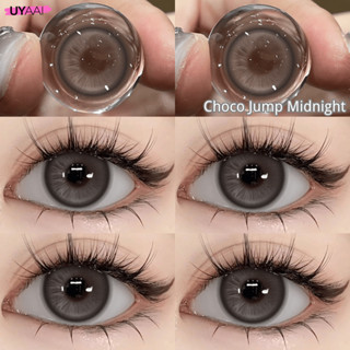 คอนแทคเลนส์สีดํา [ปกติ(0.00)] UYAAI x FRESHLADY Choco Jump s…
