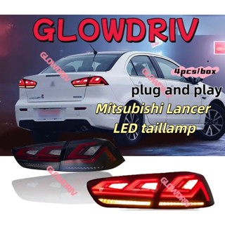 ไฟท้าย LED Mitsubishi Lancer 2008-2018 Evolution evo X โคมไฟ…