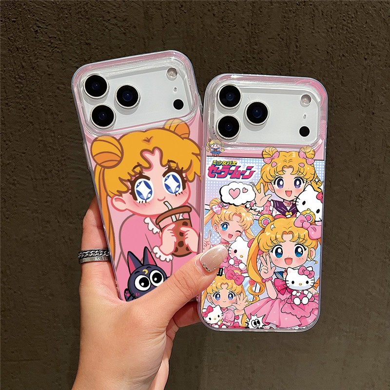 IPhone 17 Pro Max 16 pro max ลายสาวชานม วัสดุอะคริลิค เคสโทรศัพท์กระบวนการ IMD