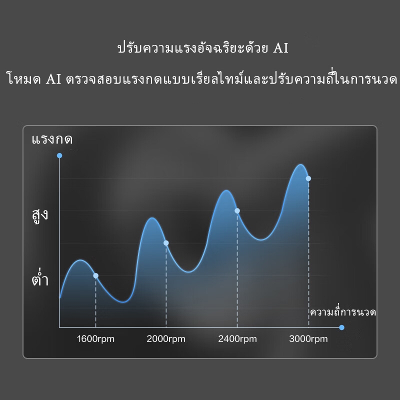 Arboleaf เครื่องนวด เครื่องนวดมือถือ Massage Gun ปืนนวด ​​ปืนนวดกล้ามเนื้อ​ ปืนนวดไฟฟ้า CM40G ราคา ถูกที่สุด ดีลบีเคเค แกลเลอรีภาพที่ 6