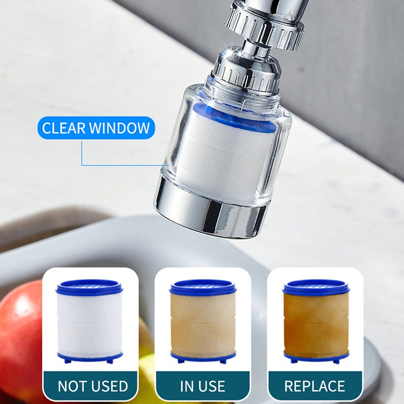 ก๊อกน้ําห้องครัวกรองน้ํากรองน้ําประปา 360 Rotatable Faucet Bubbler Sink Faucet Filter Sink Washing Wonderล้างจาน Reverse Osmosis (RO)