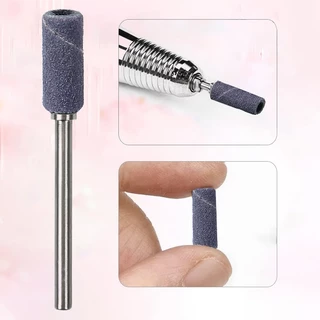 50pcs 3 มม.แผ่นขัดเจาะเล็บ Bits Mandrel สําหรับ Foot Care ขัดเล็บเจล Polish Remover อุปกรณ์เสริม