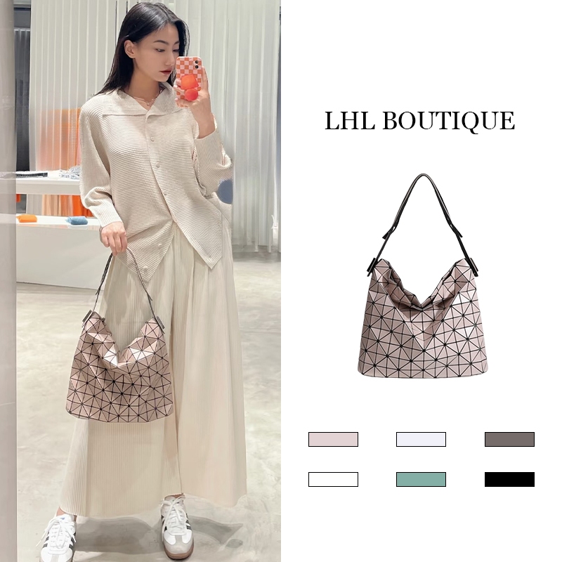 LHL BOUTIQUE กระเป๋าเพชร งเรขาคณิต กระเป๋าถือ กันน้ํา ทมัล ติฟังก์ชั่นพร็อพขั้นสูง