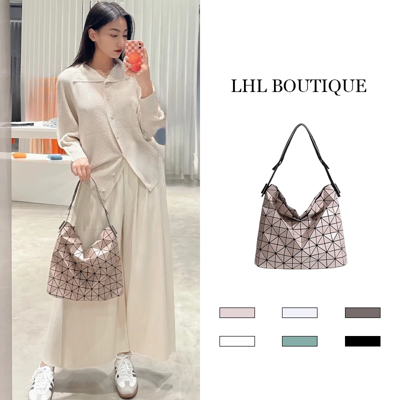 LHL BOUTIQUE กระเป๋าเพชร งเรขาคณิต กระเป๋าถือ กันน้ํา ทมัล ติฟังก์ชั่นพร็อพขั้นสูง
