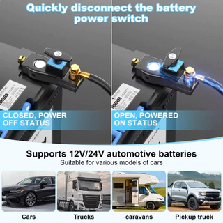 ขั้วแบตเตอรี่ ขั้วแบตเตอรี่รถยนต์ ชนิดทองเหลือง 100% สำหรับไฟ12-24V ขั้วแบตรถยนต์ ขั่วเเบตรถยนต์ ขั่วแบตรรถ ตัว ตัด ไฟ แบตรถ แบตตัดไฟ