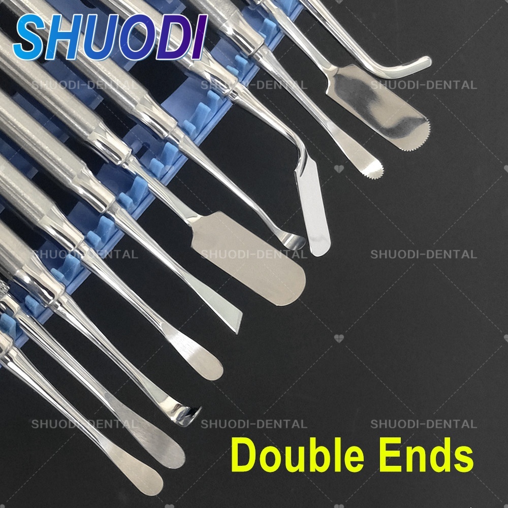 เครื่องมือทันตกรรม ลิฟต์ เสาหิน สําหรับการสะท้อน และดึง ปลายคู่