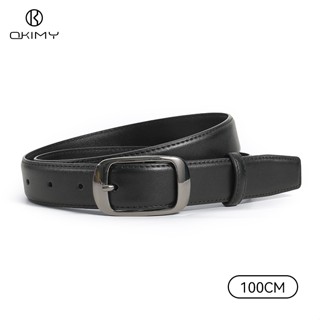 OKIMY เข็มขัดผู้หญิงนุ่มหรูหรา หัวเข็มขัดโลหะผสม สวมใส่สบายแ…