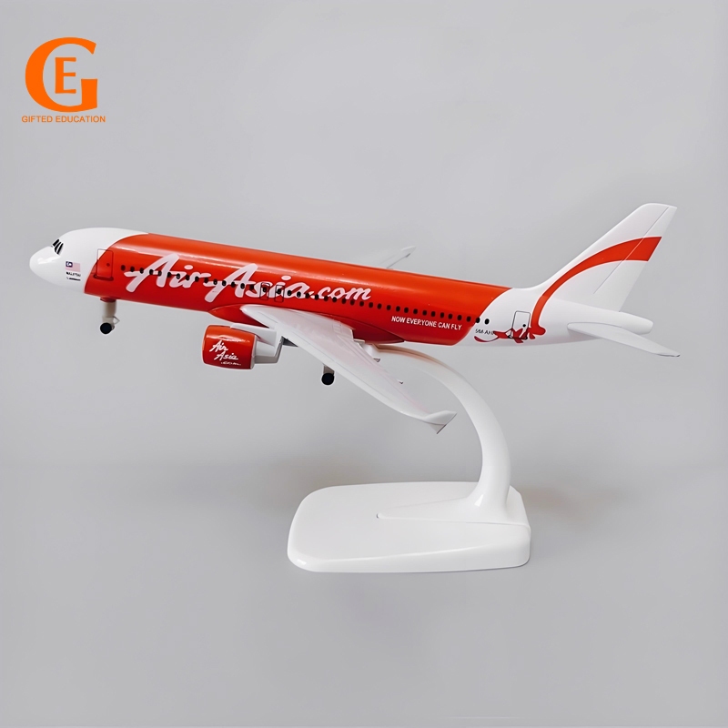 AirAsia Airbus 320 เครื่องบินรุ่น Diecast โลหะ A320 เครื่องบินเครื่องบินการบินคอลเลกชัน