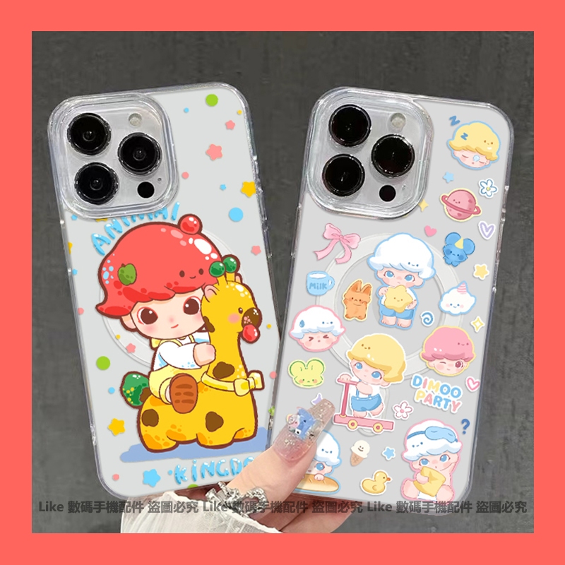 เคสโทรศัพท์แม่เหล็ก Samsung Dimoo Dimoo กันกระแทก เหมาะสําหรับ iphone 17 16 15 14 plus S25 Ultra