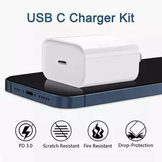 ชุดชาร์จ PD 45W สายชาร์จ Type C to L หัวชาร์จเร็ว Fast Charger สำหรับ i5-17 PRO MAX