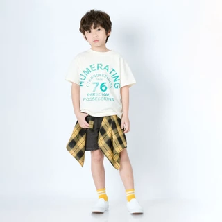 B&R Kids【เสื้อยืดเด็ก】 จัดส่งจากประเทศไทย เสื้อยืดพิมพ์ลายเด็กผู้ชาย สไตล์เกาหลี ลำลอง คุณภาพดี นุ่มสบาย ระบายอากาศได้ดี
