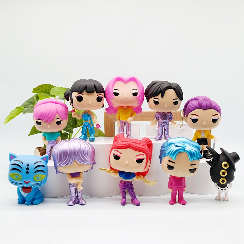 10pcs Saja Boys ชุดของเล่น Kpop Demon Hunters Zoey Mira Rumi Jinu เด็ก Abby Romance Mystery รุ่นสําหรับเด็กตกแต่งของขวัญ ราคา ถูกที่สุด ดีลบีเคเค แกลเลอรีภาพที่ 5