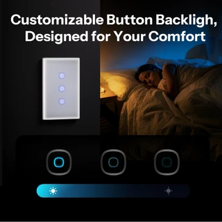 SONOFF T6 120 1/2/3 Gang Matter สมาร์ทสวิทช์ผนัง TX Gen2 US สมาร์ทฉาก Detach รีเลย์โหมดปรับ Night Switch Locator Apple Eco ระบบใช้งานร่วมกับ