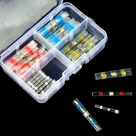 50/100pcs, เชื่อมต่อลวดเชื่อมต่อสายกันน้ำกันน้ำ, ท่อกันน้ำ, การเชื่อมต่อพลังงานรถยนต์