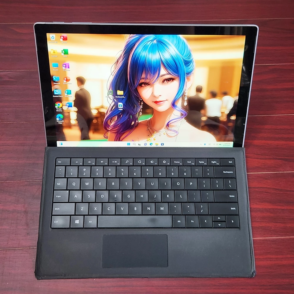 Microsoft Surface Pro 5th Gen Pro5 Intel Core i5 8GB RAM 256GB 12.3 นิ้วแท็บเล็ต 2K TouchScreen 7300U 2.6 GHz Windows 11 คอมพิวเตอร์ WiFi สําหรับธุรกิจนักเรียน PC ใช้ 85% ใหม่ thumbnail 3