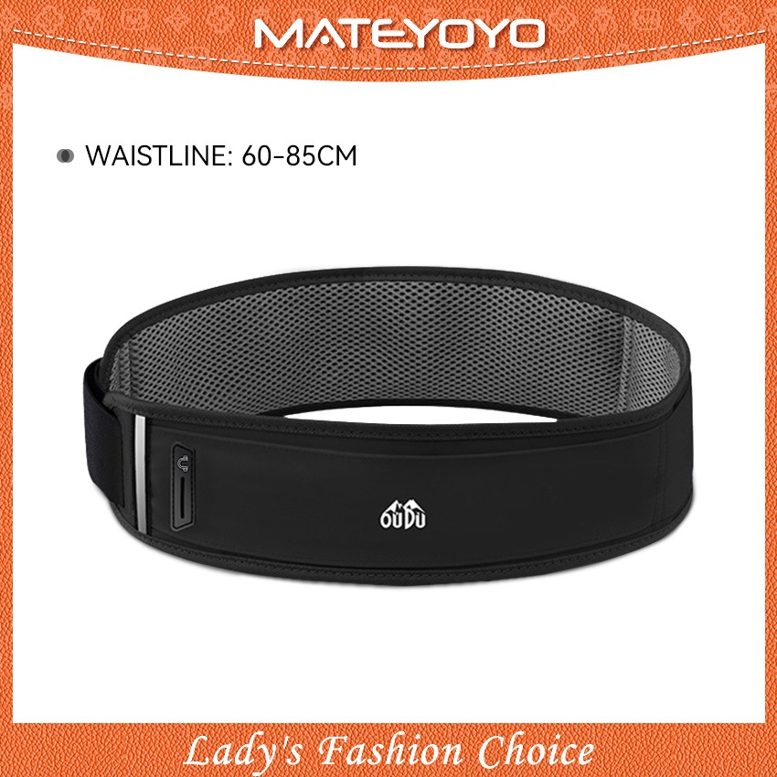 MATEYOYO กระเป๋าเข็มขัดที่วางโทรศัพท์มืออาชีพเข้ากันได้กับโทรศัพท์ภายใต้กระเป๋าคาดเอวกีฬาขนาด 7.2 นิ้วสำหรับออกกำลังกาย