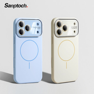 Sanptoch พรีเมี่ยมซิลิโคนแม่เหล็กเคสโทรศัพท์สําหรับ iPhone 1…