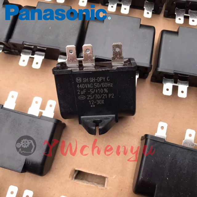 Panasonic ตัวเก็บประจุเครื่องปรับอากาศ, ตัวเก็บประจุพัดลม, ตัวเก็บประจุฮูดระยะไกล SH-DPY SH-DP 2uf 2.5 uf 3uf 4uf ของแท้