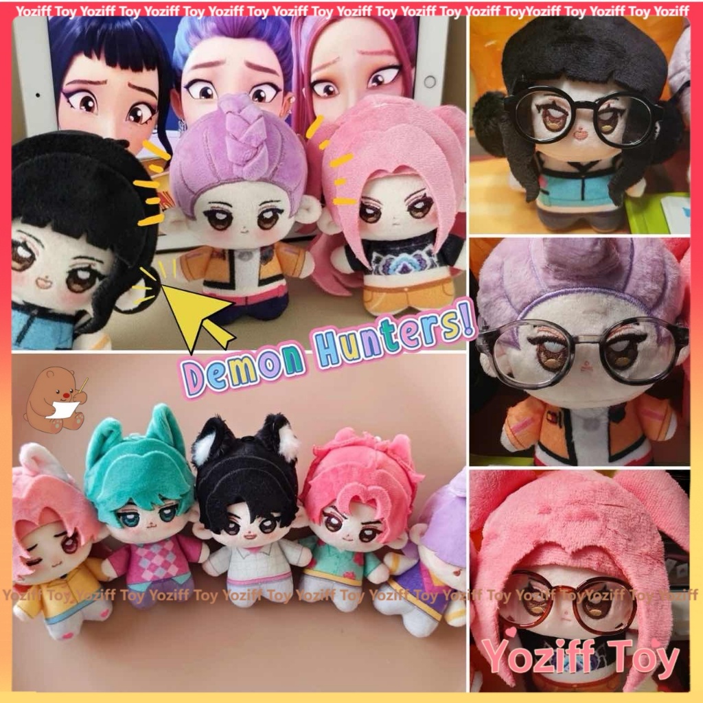 10 ซม.Kpop Demon Hunters ตุ๊กตาตุ๊กตา Rumi Mira Zoey Saja ตุ๊กตาเด็กชาย Jinu Abby Mystery Romance ตุ๊กตาเด็กของเล่นของขวัญ