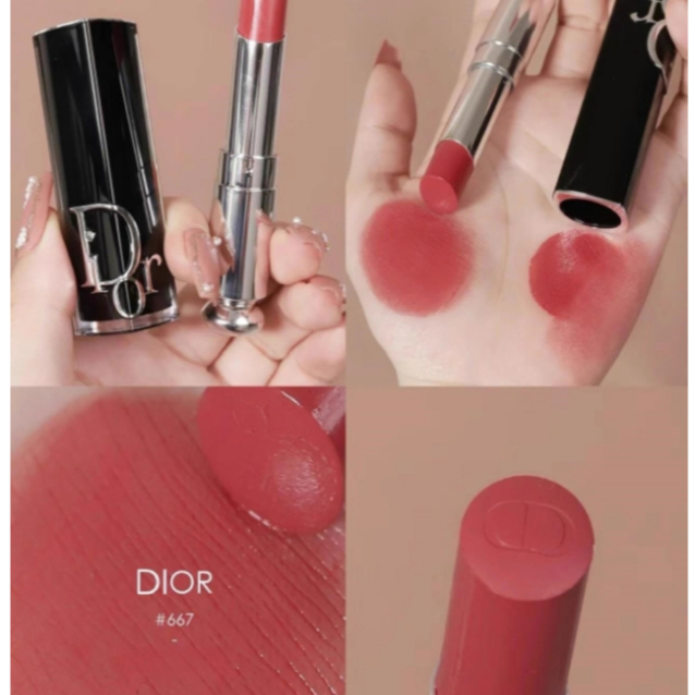 Di Black Tube Lacquer Lipstick ไม่ซีดจาง1.6g มินิตัวอย่าง