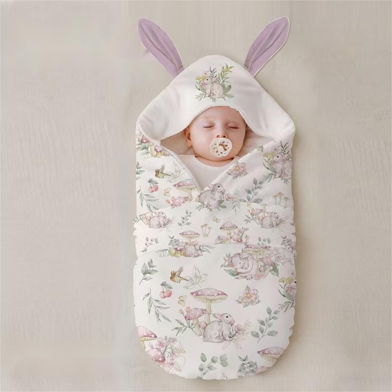 90X90 ซม.ผ้าฝ้ายเด็ก Swaddle ทารกแรกเกิด Swaddle ผ้าห่มทารกผ้านวม